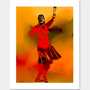 Punjabi Girl Bhangra Posters and Art